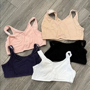 Fruit of the Loom Kids Bra Set - Pink, Tan, Black, Purple, White